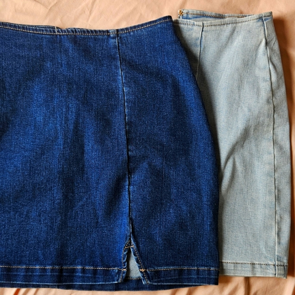 2 Wild Fable Jean mini skirts